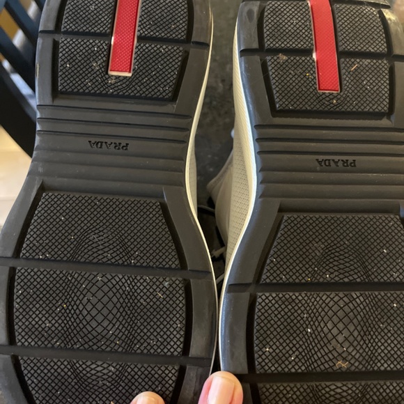 Prada mesh paneled sneakers - Picture 6 of 6